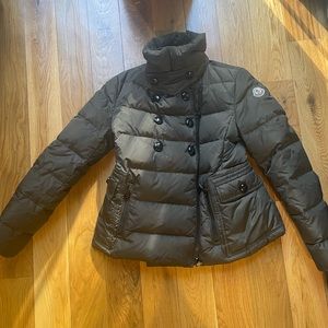 Moncler Authentic Brown Coat Womens
